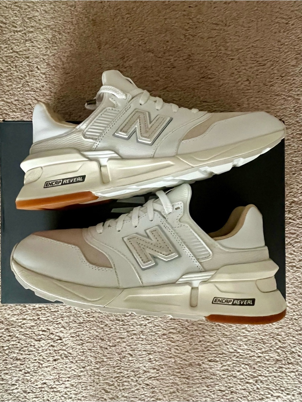 New Balance 997S Men’s White ENCAP Reveal Sneakers size 10